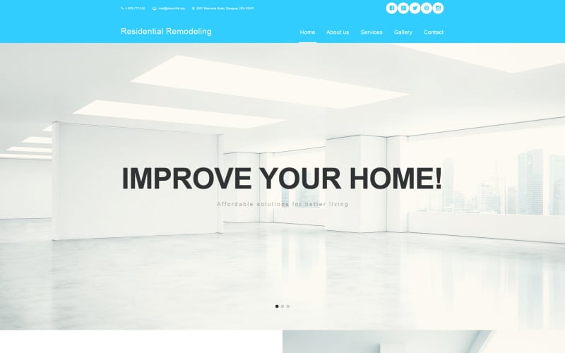 Home Remodeling Muse Template