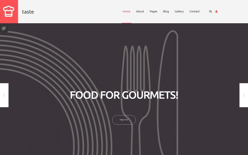 Modèle Joomla réactif pour la cuisine