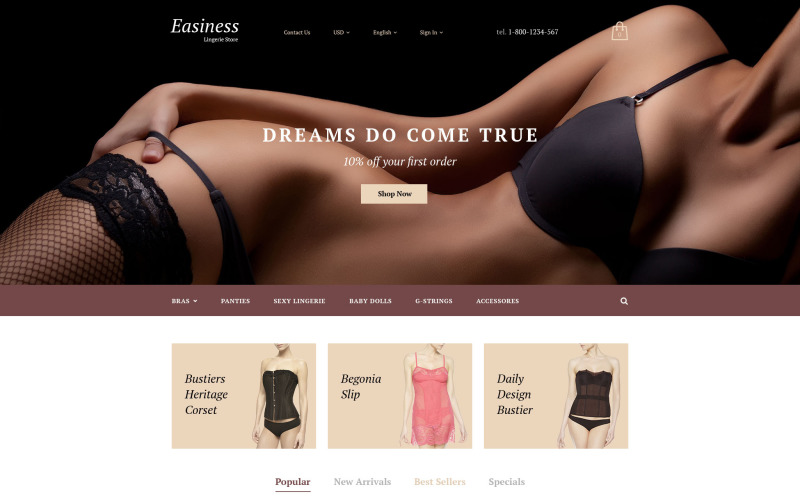 Einfachheit PrestaShop Theme