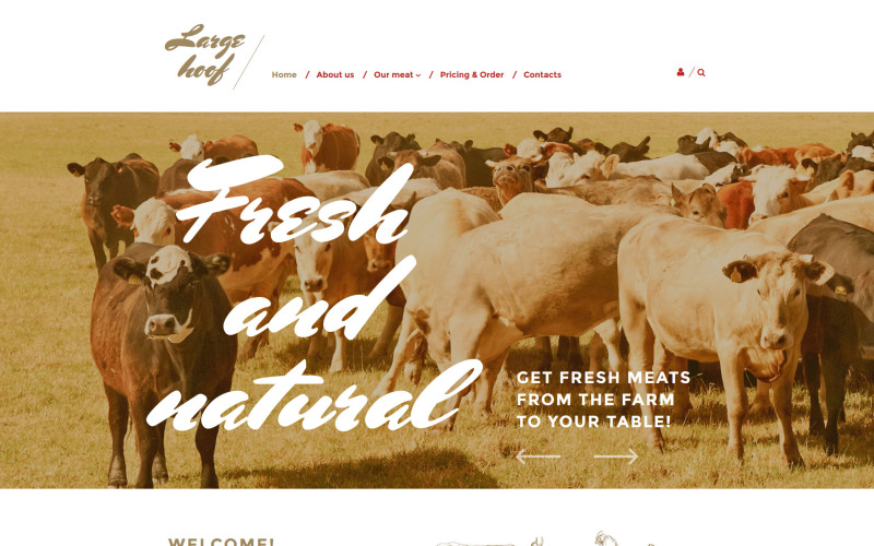 Farm Responsive Website-Vorlage