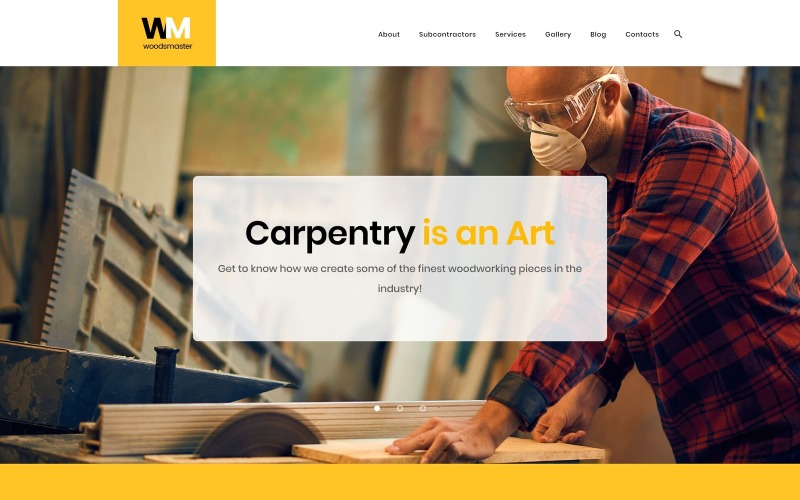 Woodsmaster - Tema WordPress Carpenter & Handyman