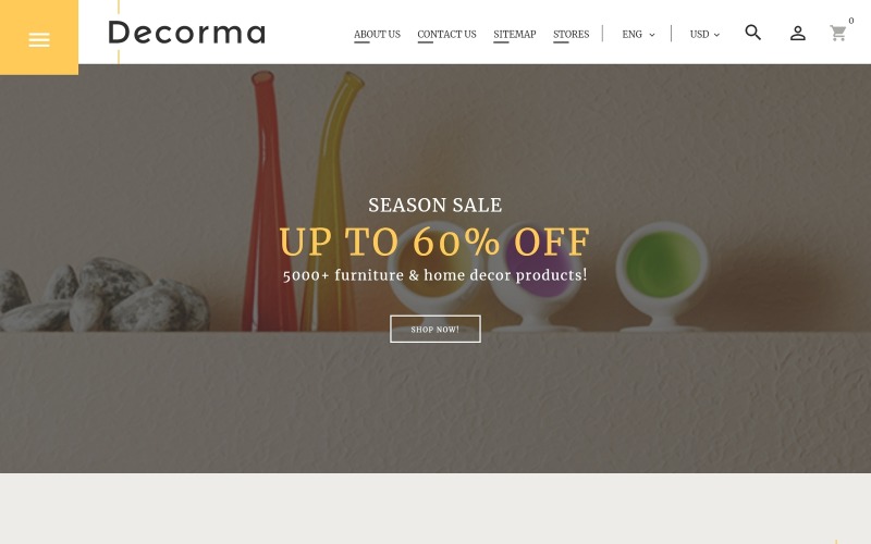 Decorma - Tema PrestaShop de Móveis Responsivos