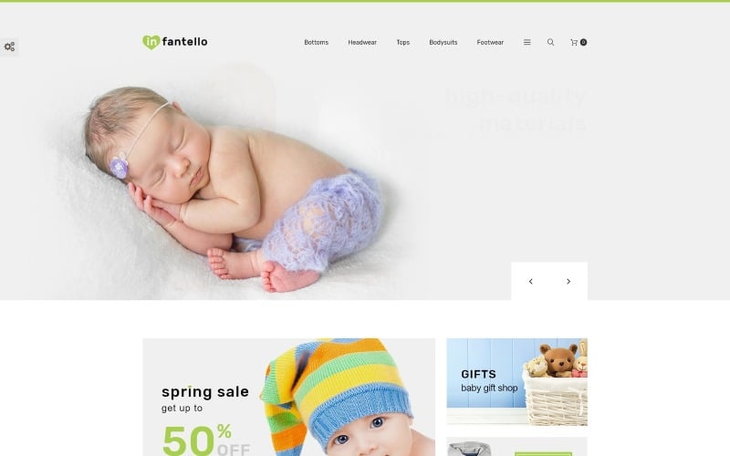 Infantello - Kinderkledingwinkel PrestaShop-thema