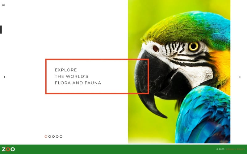 动物园-植物 & Fauna 响应 Joomla模板