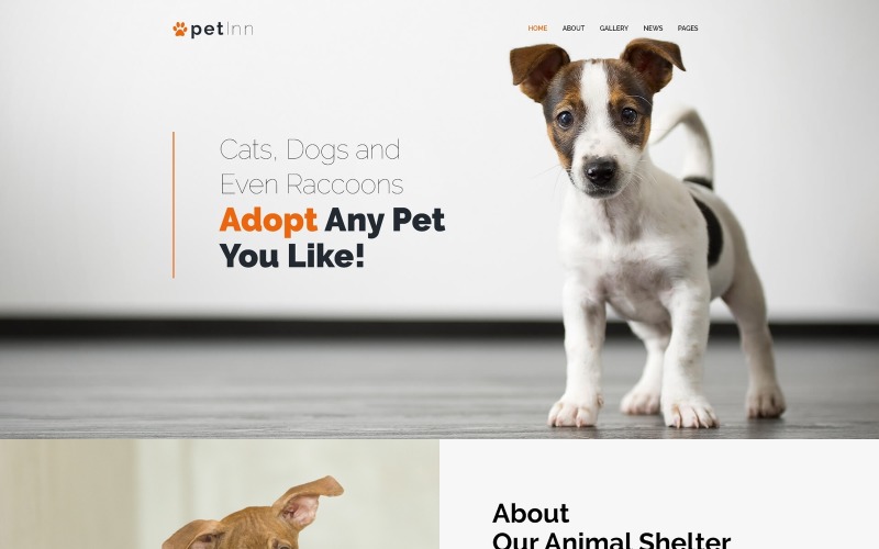 PetInn - Tema WordPress adaptable al refugio de animales