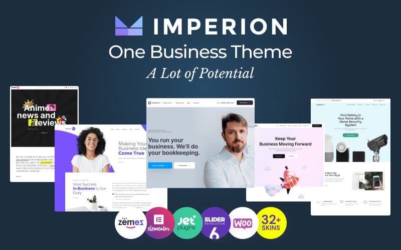 Imperion - Thème WordPress d'entreprise polyvalent