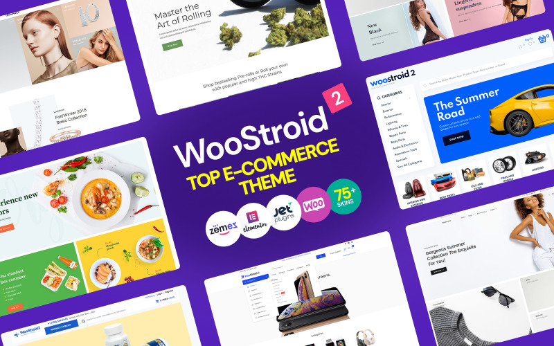 Woostroid2 - Mehrzweckelementor WooCommerce主题