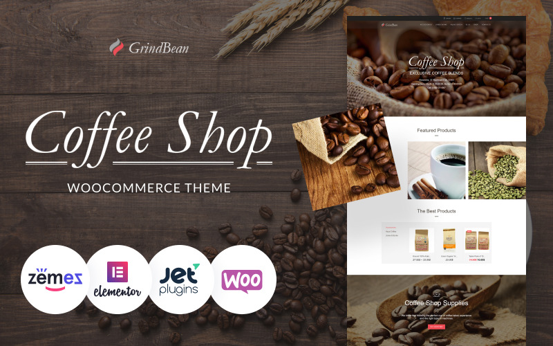 CoffeeShop - WooCommerce适应性主题