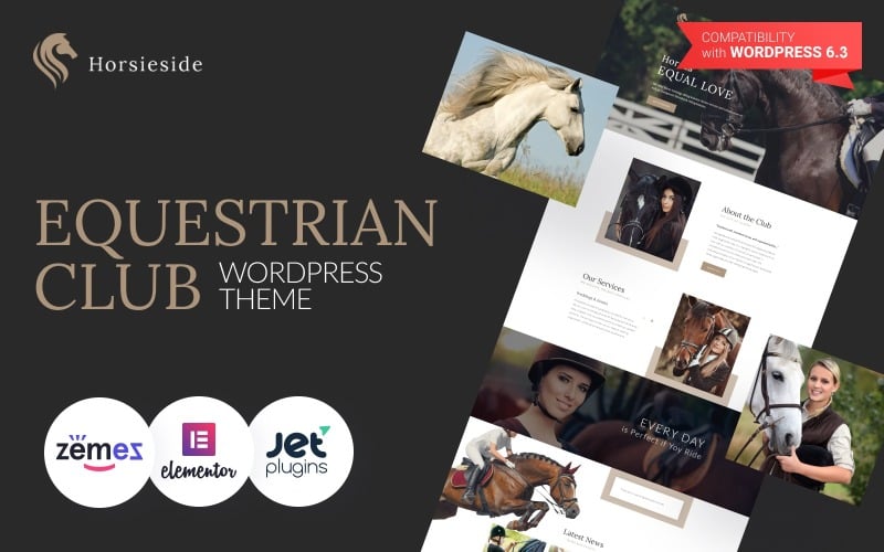 Horsieside - Equestrian Center 响应 WordPress Theme