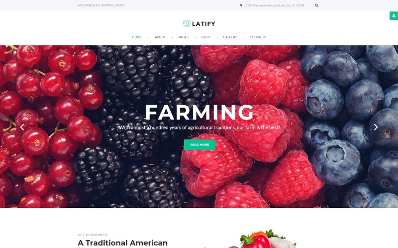 Modello Joomla Responsive Farm