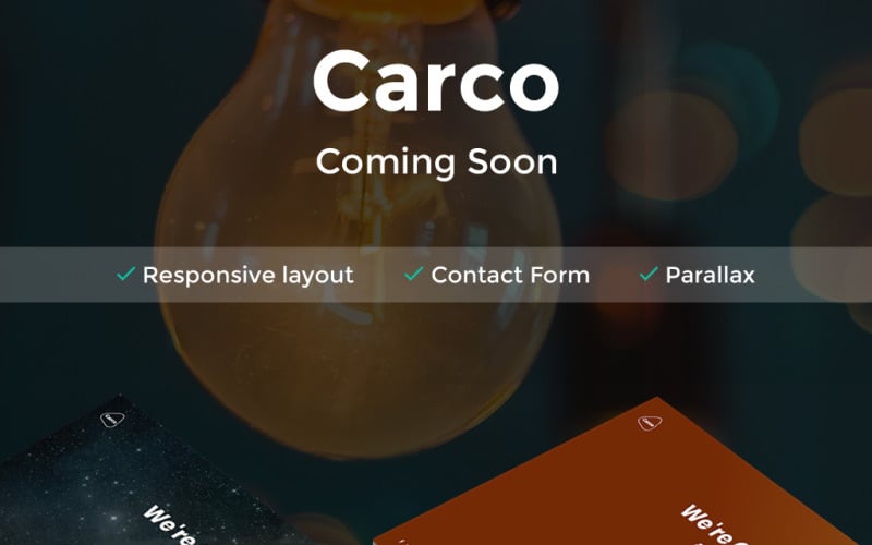 Carco - Coming Soon HTML5 Specialty Page
