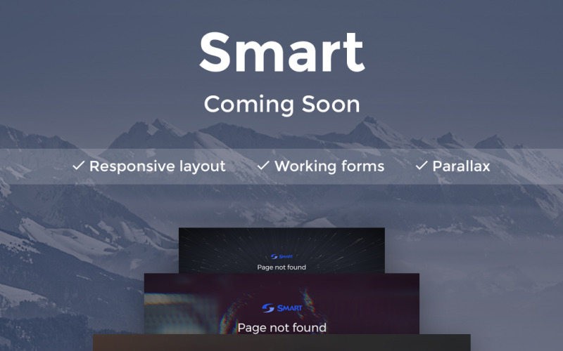 smart - Page not found 404 HTML5专用页面