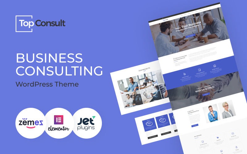 TopConsult - Thème WordPress Business Consulting