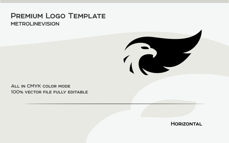 Moderne Eagle-logosjabloon