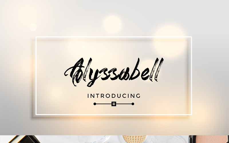 Alyssabell包字体
