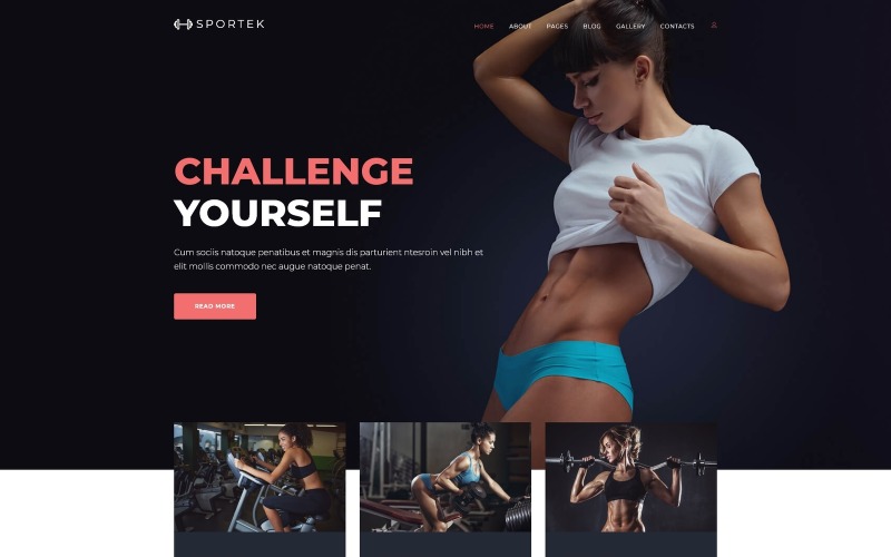 Sportek -响应创意Joomla模板的健身房