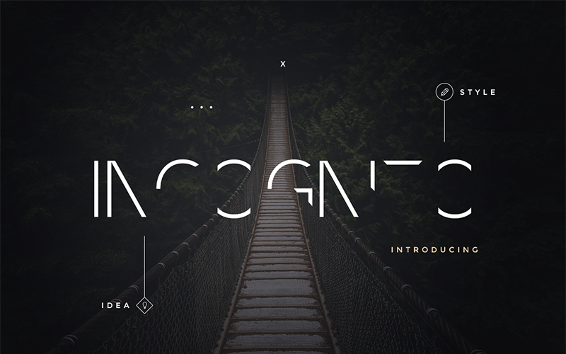 Incognito  Pack Font