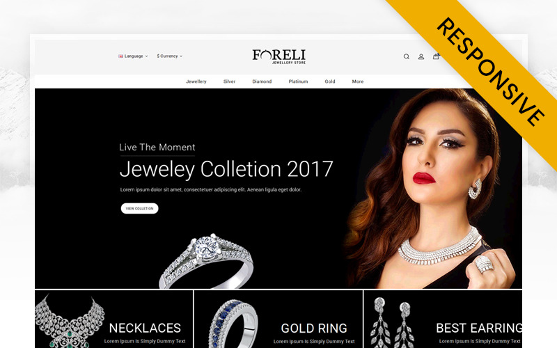 Foreli - Plantilla OpenCart para joyería