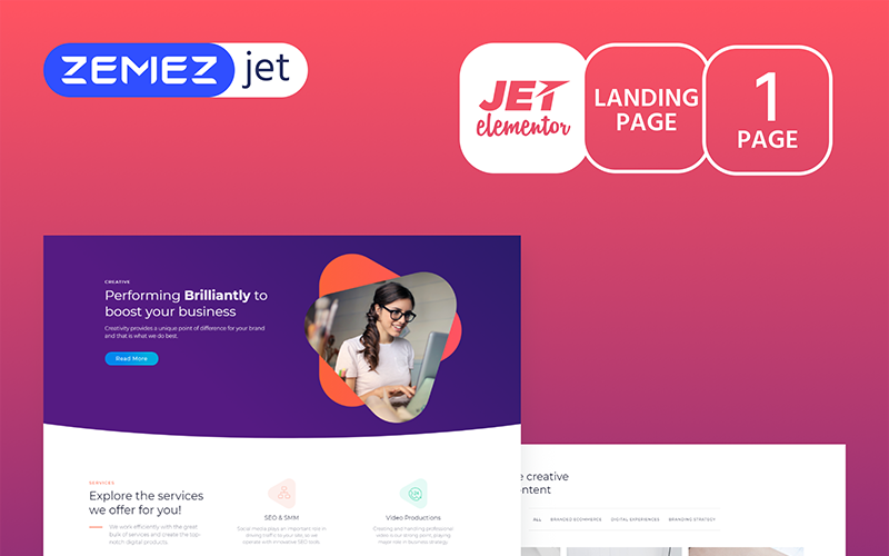 Marketz - Agencia digital - Kit Jet Elementor