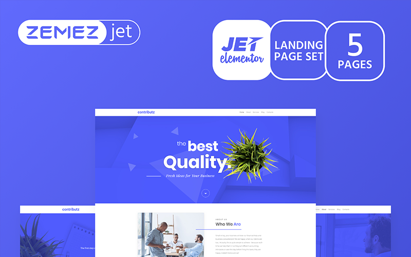 Wizarro - 咨询公司 de Negócios - Kit Jet Elementor