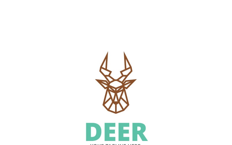 Deer Brand Logo Template 70258 TemplateMonster