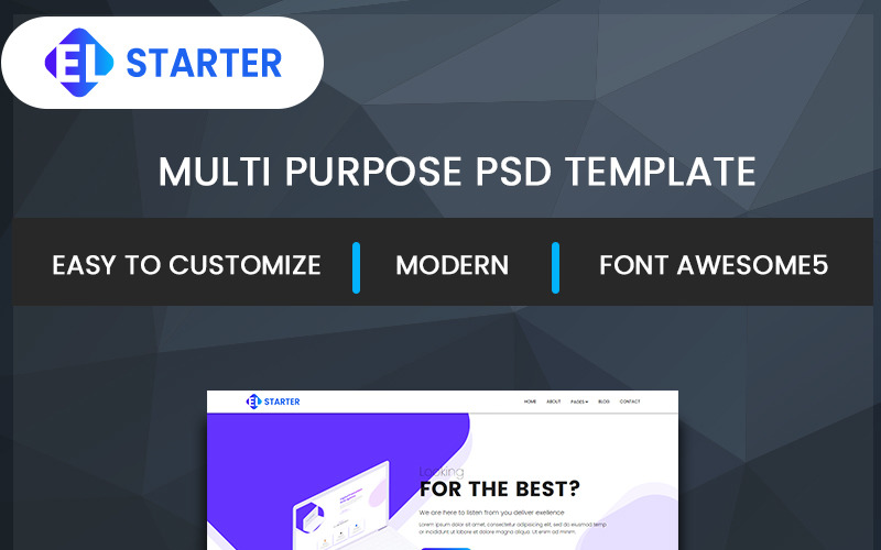EL-Starter PSD模板