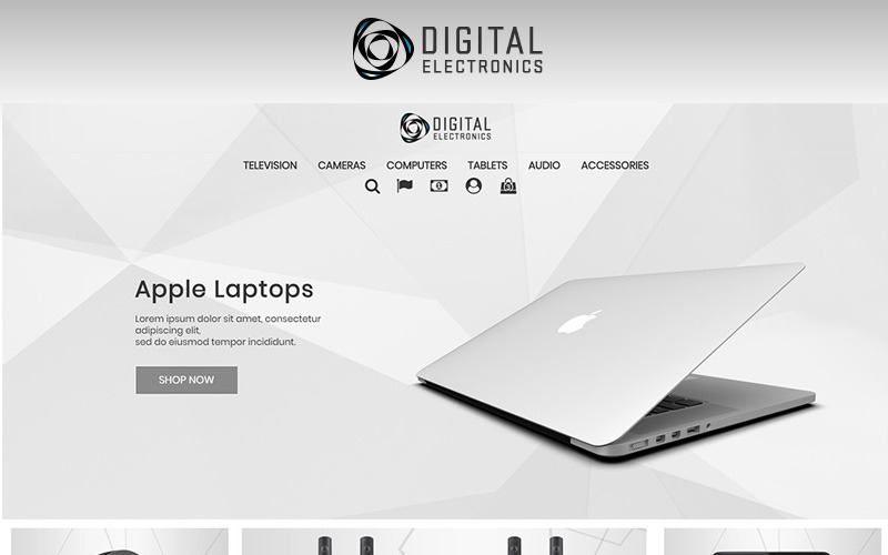 Obchod s digitální elektronikou 1.7 PrestaShop Theme