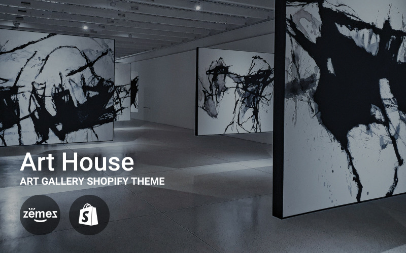 Art House - Tema do Shopify da Galeria de 艺术