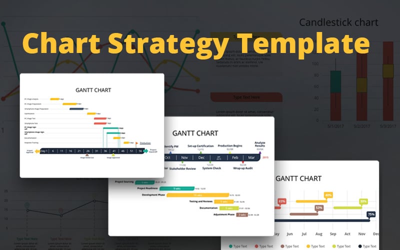 Modèle PowerPoint de graphique et stratégie