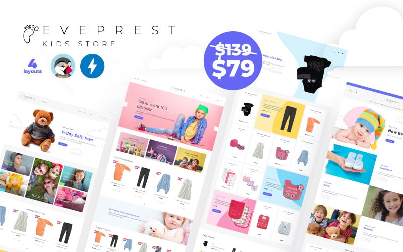 Eveprest Kids 1.7 - Dětský obchod s motivem PrestaShop