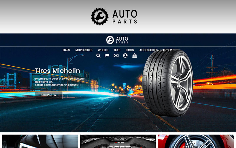 Auto Moto-onderdelen PrestaShop-thema