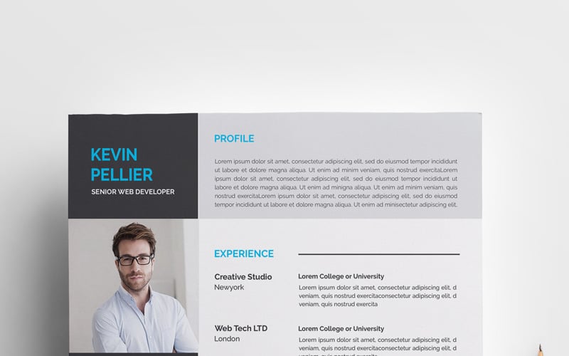 Pellier Clean Resume Template