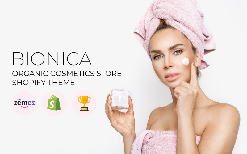 Bionika - Thème Shopify pour magasin de cosmétiques bio