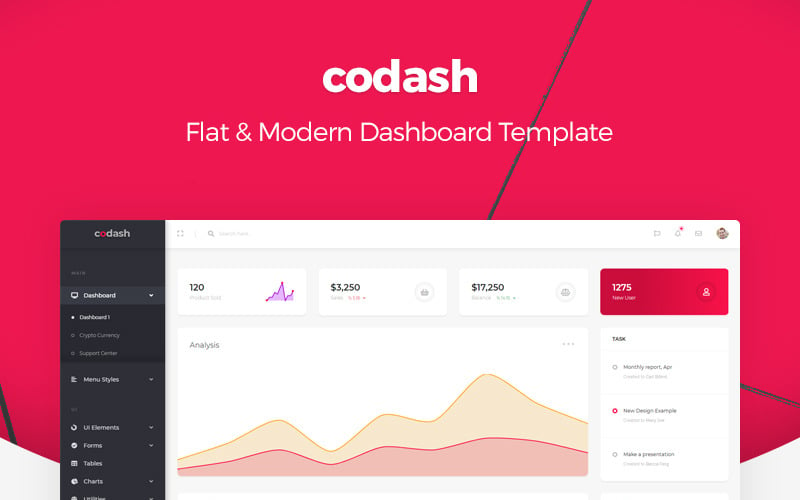 Codash -响应式管理模板