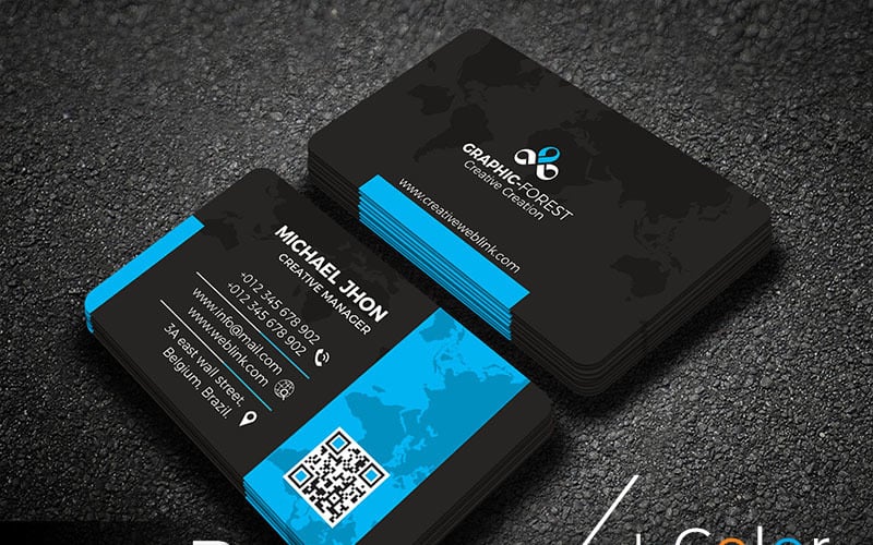 Tour & Travel Business Card - Corporate Identity Template