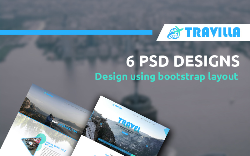 Travilla -旅游和多用途旅行的PSD模型