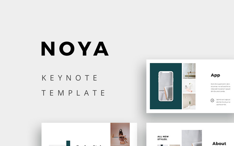 NOYA - шаблон Keynote