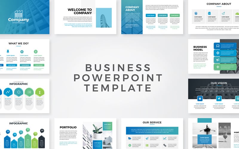 Clean Design Minimale Pr Sentation Powerpoint Vorlage