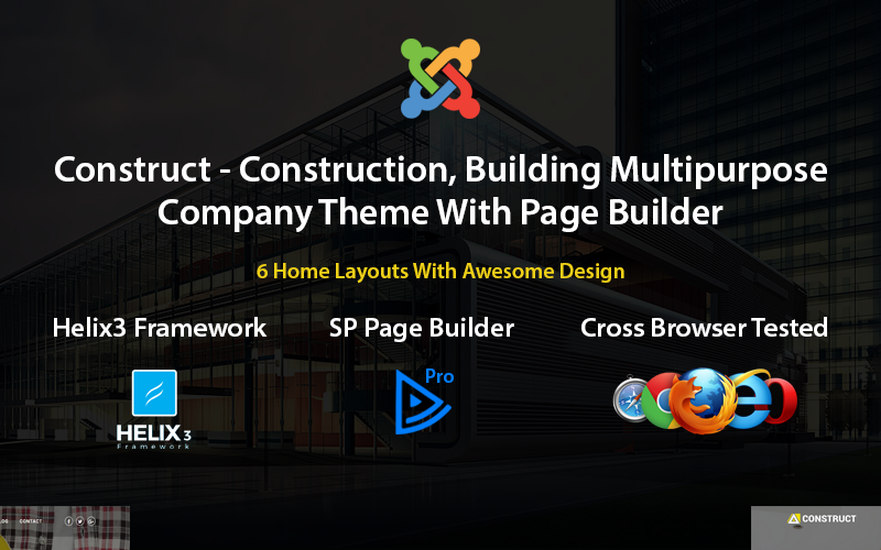 Construct - Construction, Building Joomla 5 Template