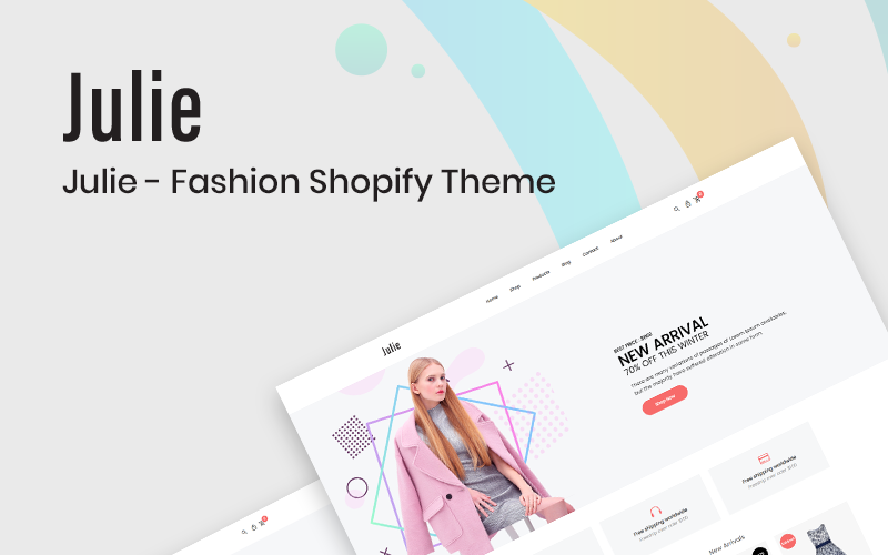 Джулі - Тема Fashion Shopify