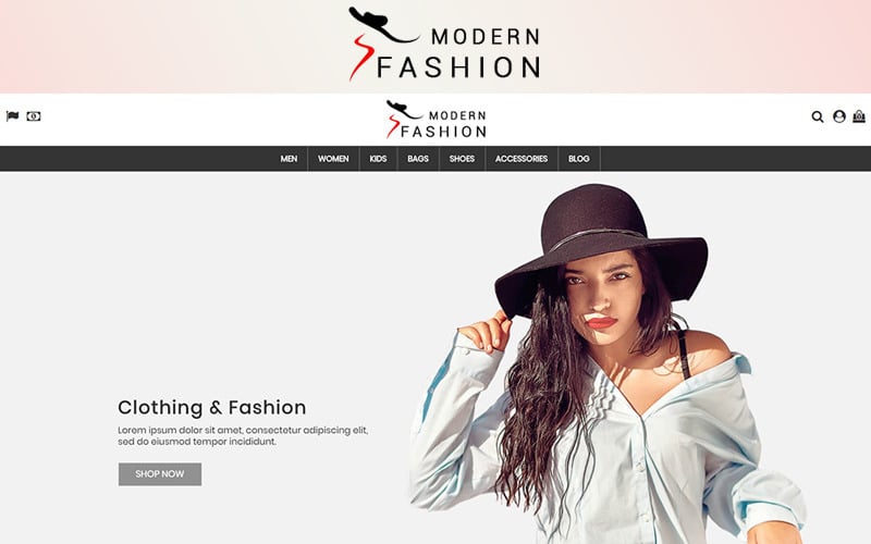 Modern Fashion 1.prestshop主题