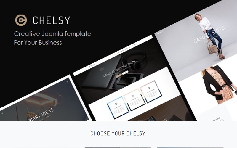 Челси | Креативный шаблон Joomla 5 с перетаскиванием