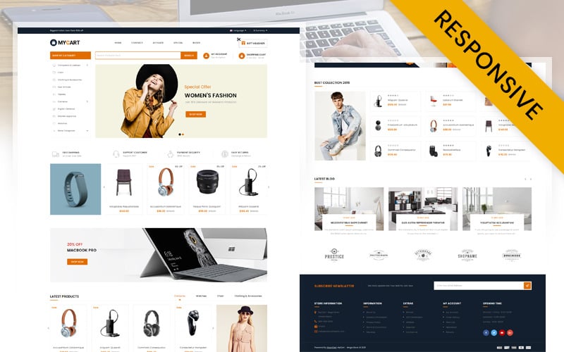 MyCart - Multipurpose Store OpenCart Responsive Template