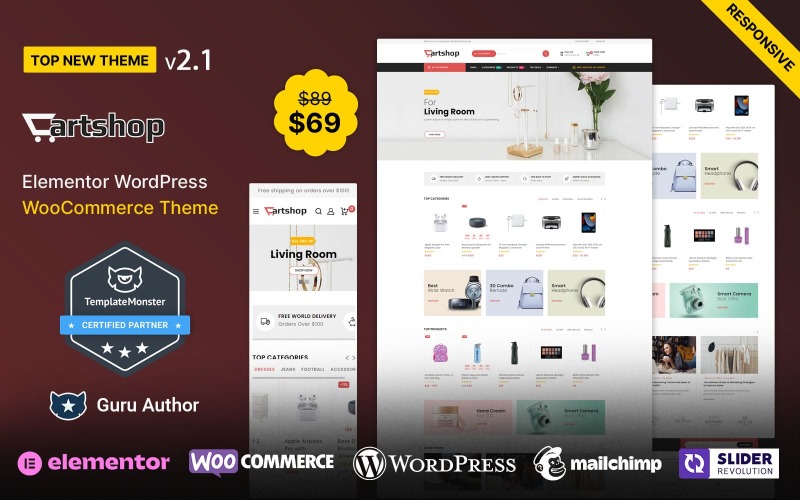 CartShop - Mega Shop och Multipurpose WooCommerce Theme