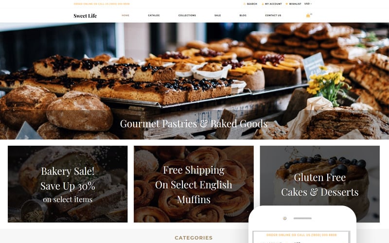 Sweet Life - Sweet Shop Creative Theme Shopify