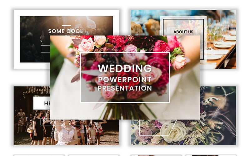 Modello di PowerPoint per matrimoni