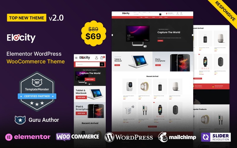 Elocity - Elektronik WooCommerce Theme