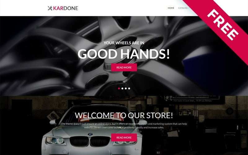 Kardone -汽车零件免费清洁Shopify主题