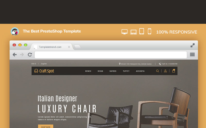 Craft Furniture Interior Tema de PrestaShop