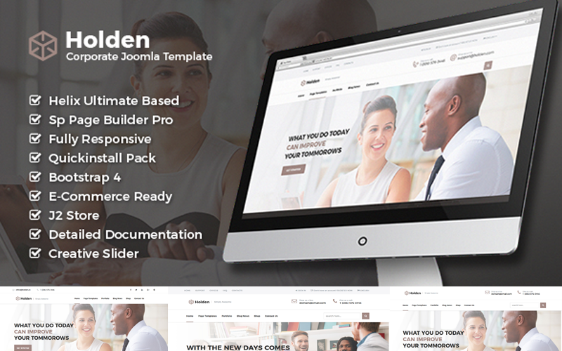 Holden - Modèle Joomla 5 pour entreprise